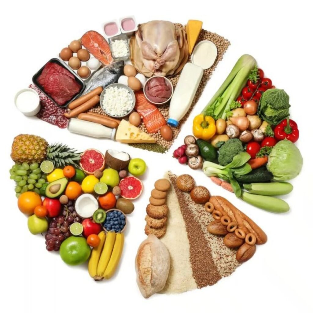 This image highlights macro food choices that include protein, carbohydrates, and fats, helping you understand balanced nutrition and meal planning.