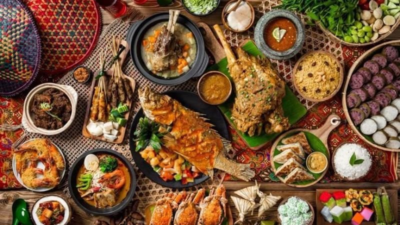 Traditional Colombian cooking ingredients and local market culture
