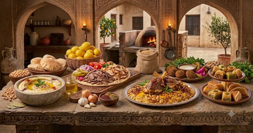 Authentic Arabic food featuring flavorful traditional dishes, fresh ingredients, and rich culinary traditions that are loved around the world.