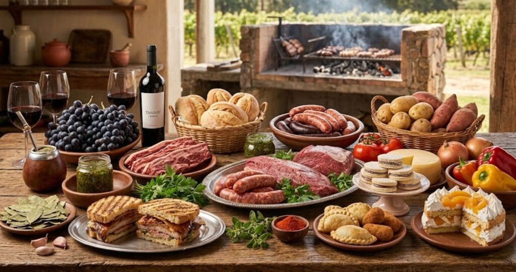 Authentic Uruguay food featuring traditional dishes that showcase the rich flavors, premium beef, and culinary heritage loved around the world.