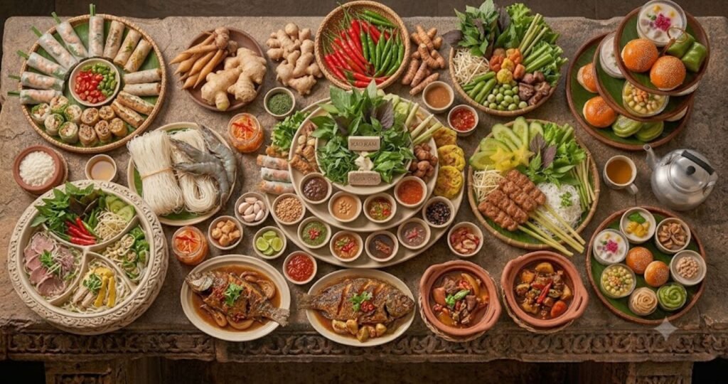 Authentic Vietnamese food featuring fresh ingredients, balanced flavors, and traditional dishes that have made Vietnam's cuisine famous worldwide.