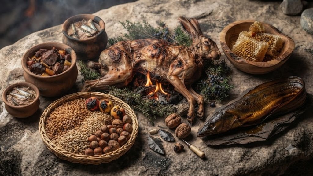Charred ancient bread crumbs revealing what is the oldest food in the world