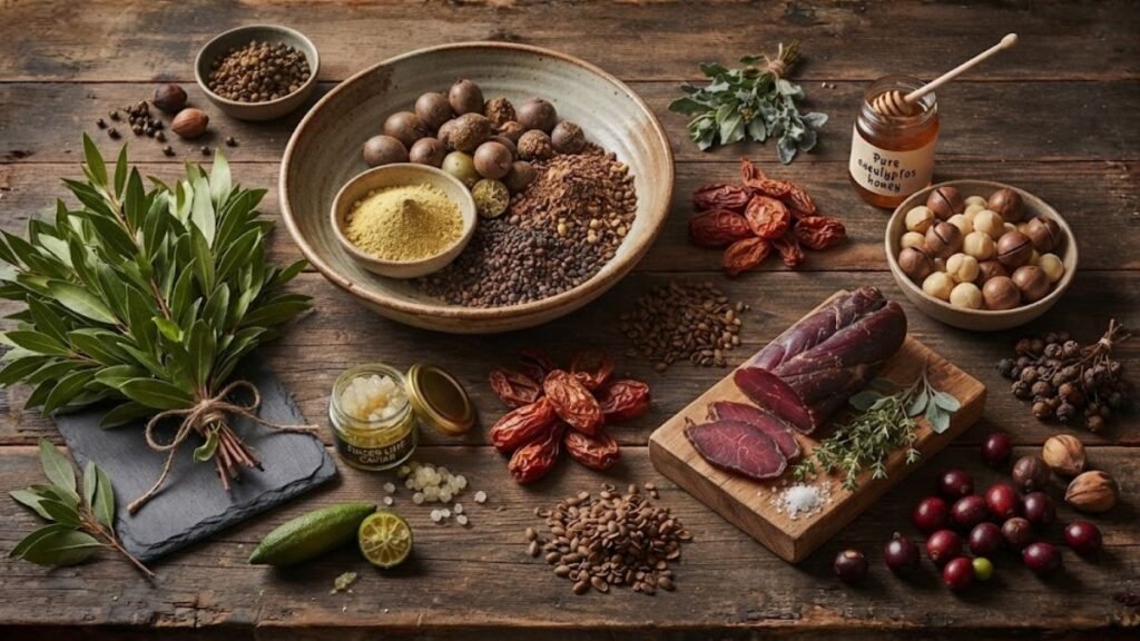 Native ingredients that define Australian cuisine and traditional Aboriginal food culture