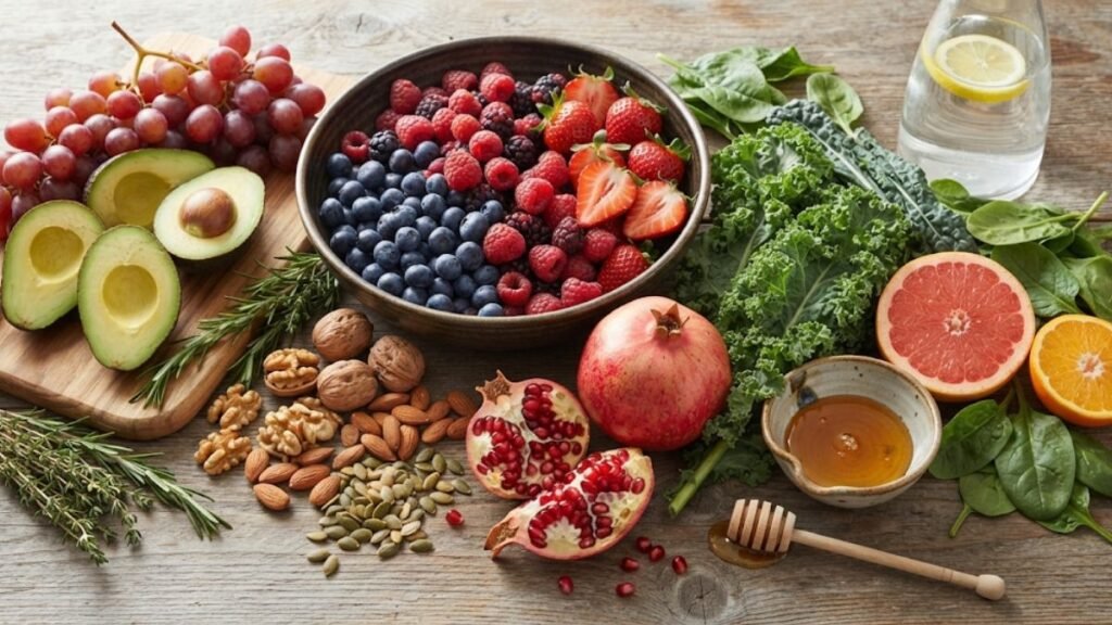 What makes food important for healthy skin and how nutrient-rich foods support skin health